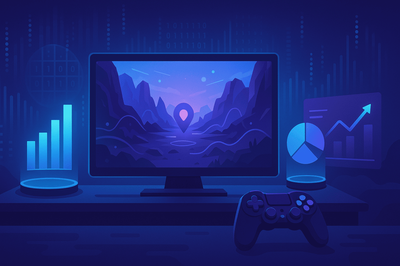 De datos a mundos: Tu camino en visualización para videojuegos